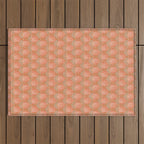 Little Rainbows - terracotta and caramel  Outdoor Rug Gallery Image 1