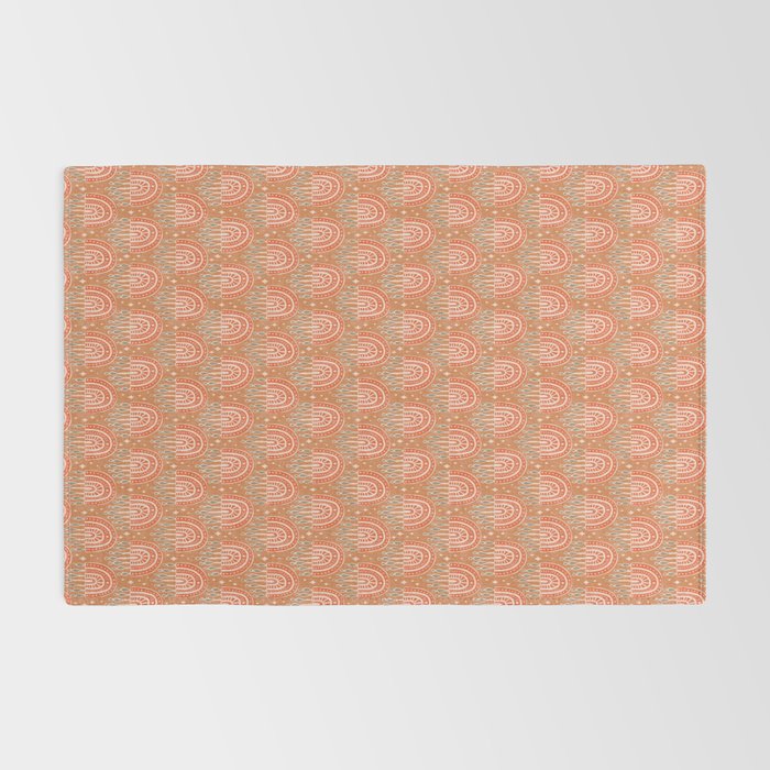 Little Rainbows - terracotta and caramel  Rug Gallery Image 2