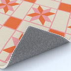 Vibrant Star Quilt Pattern Rug Gallery Image 4