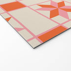 Vibrant Star Quilt Pattern Welcome Mat Gallery Image 2