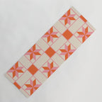 Vibrant Star Quilt Pattern Yoga Mat Gallery Image 1