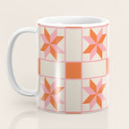 Vibrant Star Quilt Pattern Coffee Mug Gallery Image 3