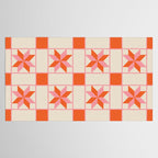Vibrant Star Quilt Pattern Tablecloth Gallery Image 2