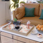 Vibrant Star Quilt Pattern Serving Tray Gallery Image 2