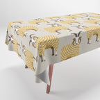 Whimsical Jacob Sheep Tablecloth Gallery Image 1