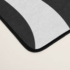 Abstract black and white organic shape pattern Desk Mat Gallery Image 4