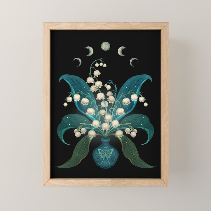 Lily of the Valley - May Flower Mini Art Print Gallery Image 1