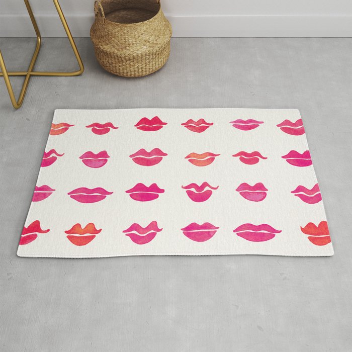 Kiss Collection - Pink Palette Rug Gallery Image 1