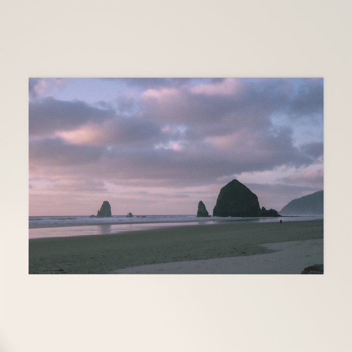 Pastel Cannon Beach Welcome Mat Gallery Image 1
