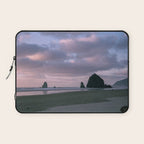Pastel Cannon Beach Laptop Sleeve Gallery Image 1