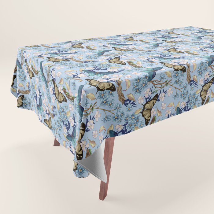 Springtime Flutter Bliss Tablecloth Gallery Image 1