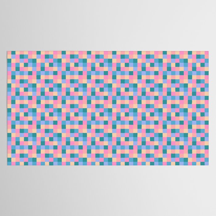Bold Retro Checks Pattern - Small XXXI Tablecloth Gallery Image 2