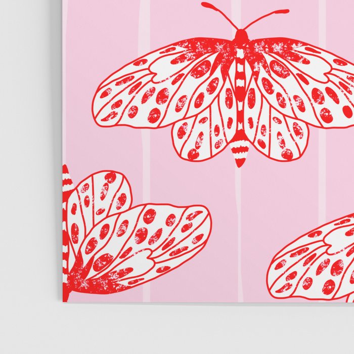Butterfly Pink Red Poster Gallery Image 3