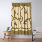 Modern Abstract Minimal Shapes 138 Window Curtain Gallery Image 5