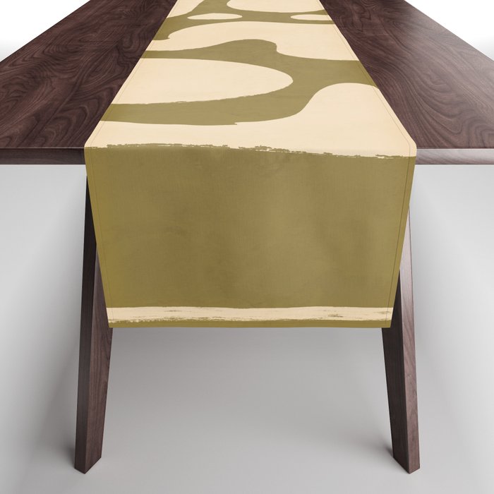 Modern Abstract Minimal Shapes 138 Table Runner Gallery Image 1