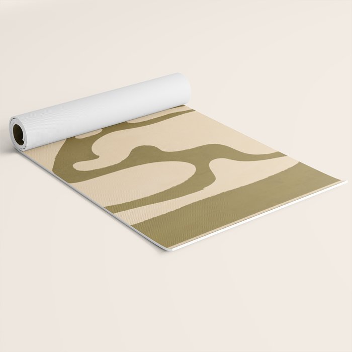 Modern Abstract Minimal Shapes 138 Yoga Mat Gallery Image 2