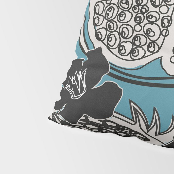 Line Art Pomegranates 4 Pillow Sham Gallery Image 4