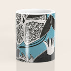 Line Art Pomegranates 4 Coffee Mug Gallery Image 4