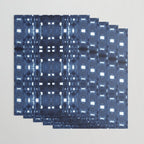 Shibori City Blue Wrapping Paper Gallery Image 3