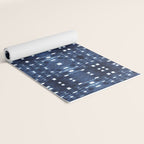 Shibori City Blue Yoga Mat Gallery Image 2