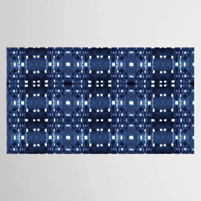 Shibori City Blue Tablecloth Gallery Image 2
