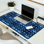 Shibori City Blue Desk Mat Gallery Image 2