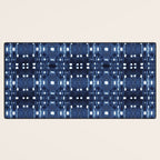Shibori City Blue Desk Mat Gallery Image 3