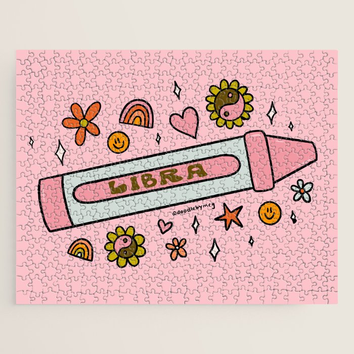 Libra Crayon Jigsaw Puzzle Gallery Image 1