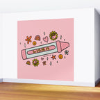 Libra Crayon Wall Mural Gallery Image 2