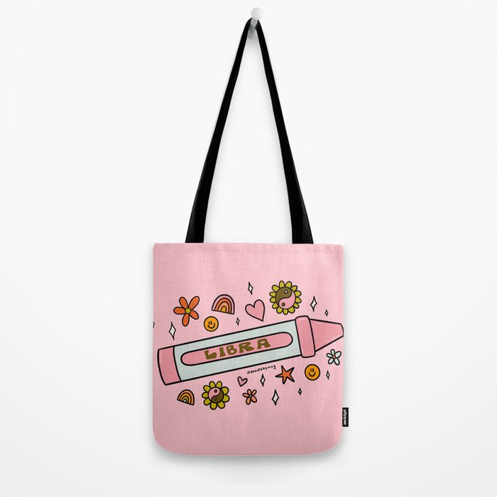 Libra Crayon Tote Bag Gallery Image 2