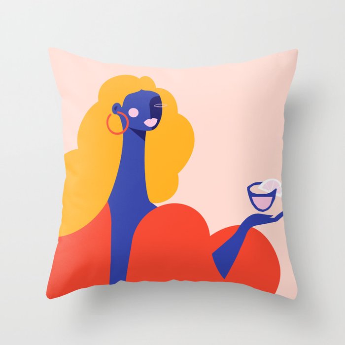 Happy Hour Throw Pillow Gallery Image 6