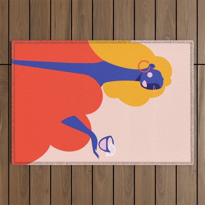 Happy Hour Outdoor Rug Gallery Image 1