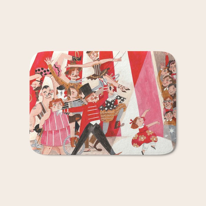 Circus in town Bath Mat Gallery Image 1