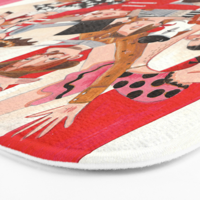Circus in town Bath Mat Gallery Image 3