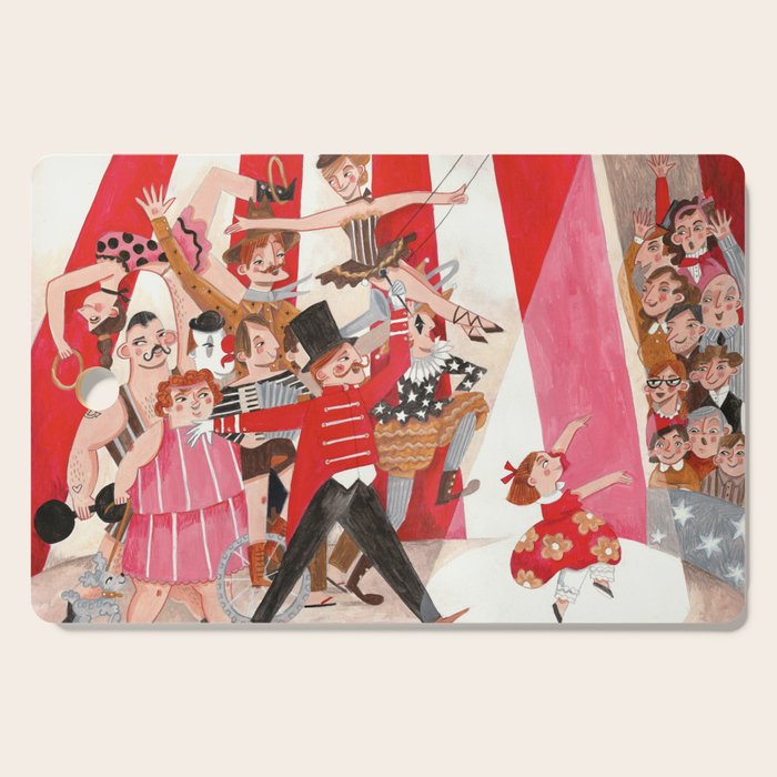 Circus in town Cutting Board Gallery Image 1