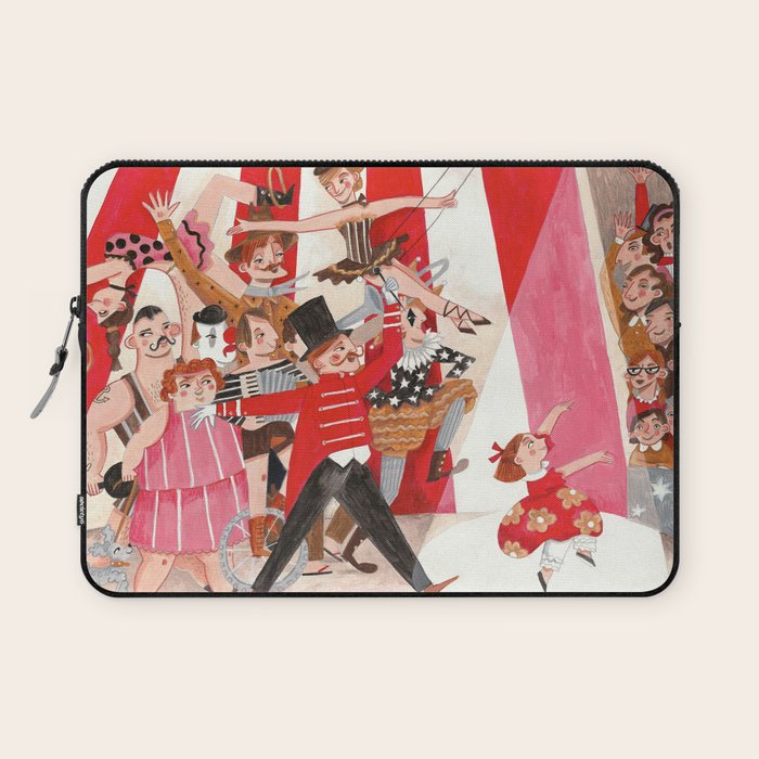 Circus in town Laptop Sleeve Gallery Image 1