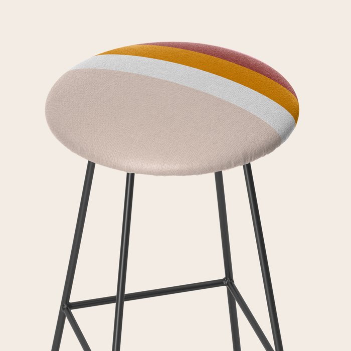 Modern Eclectic Rainbow Stool Gallery Image 2