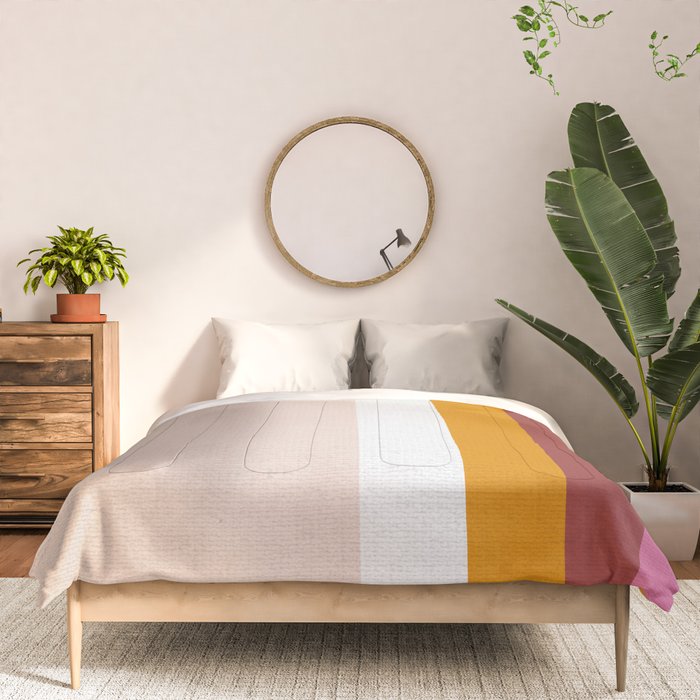 Modern Eclectic Rainbow Comforter Gallery Image 3