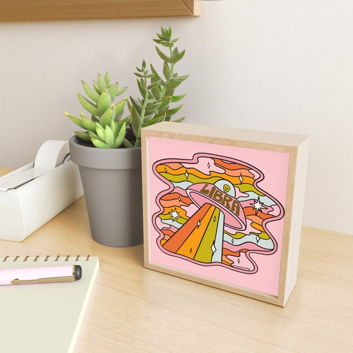 Libra UFO Mini Art Print Gallery Image 2