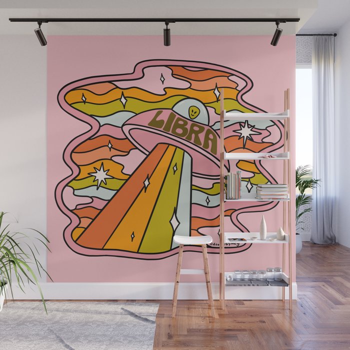 Libra UFO Wall Mural Gallery Image 1