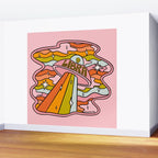 Libra UFO Wall Mural Gallery Image 2