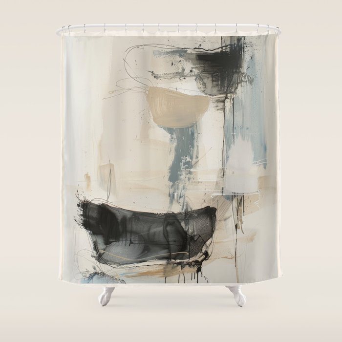 Tide Forms III Shower Curtain Gallery Image 1
