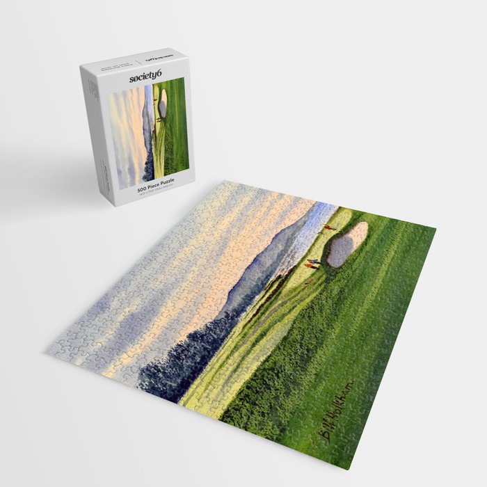 Pebble Beach Golf Course 9th Green Jigsaw Puzzle Gallery Image 2