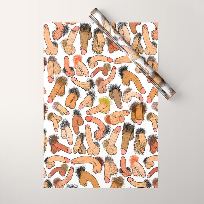 Weenies Peens Schlongs  Wrapping Paper Gallery Image 1