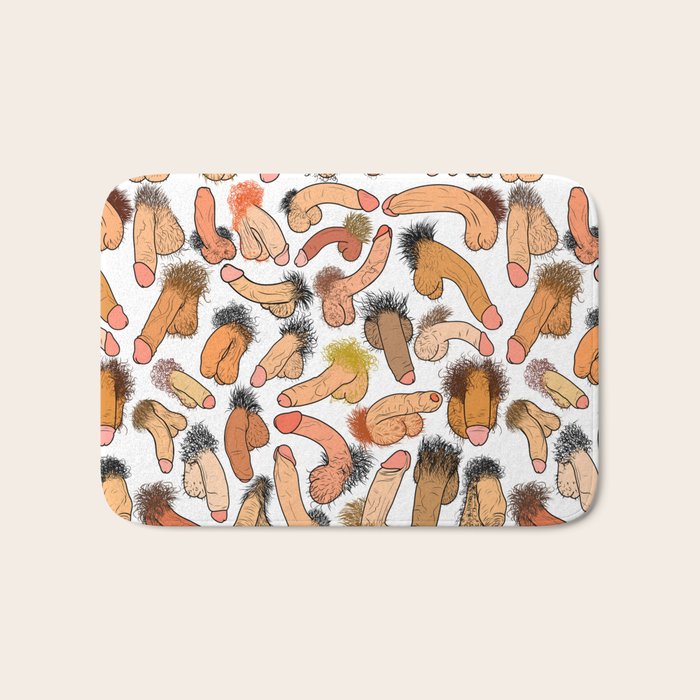 Weenies Peens Schlongs  Bath Mat Gallery Image 1