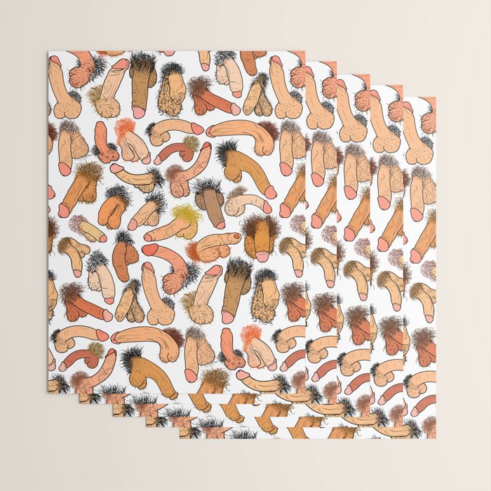 Weenies Peens Schlongs  Wrapping Paper Gallery Image 3