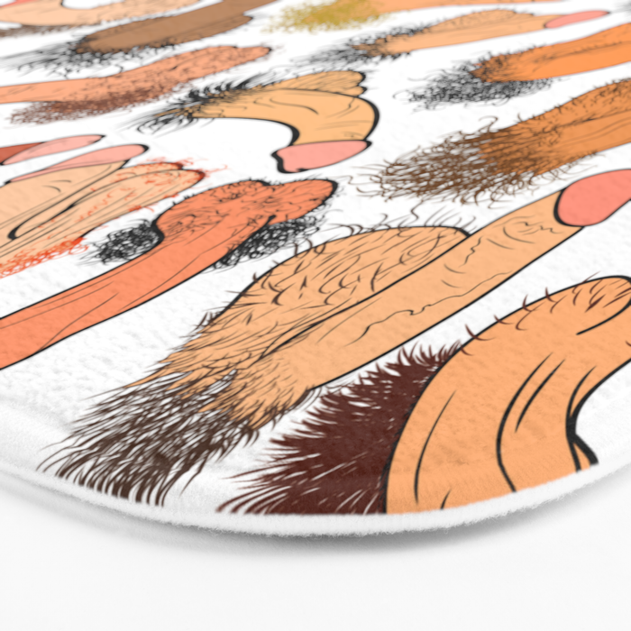 Weenies Peens Schlongs  Bath Mat Gallery Image 3