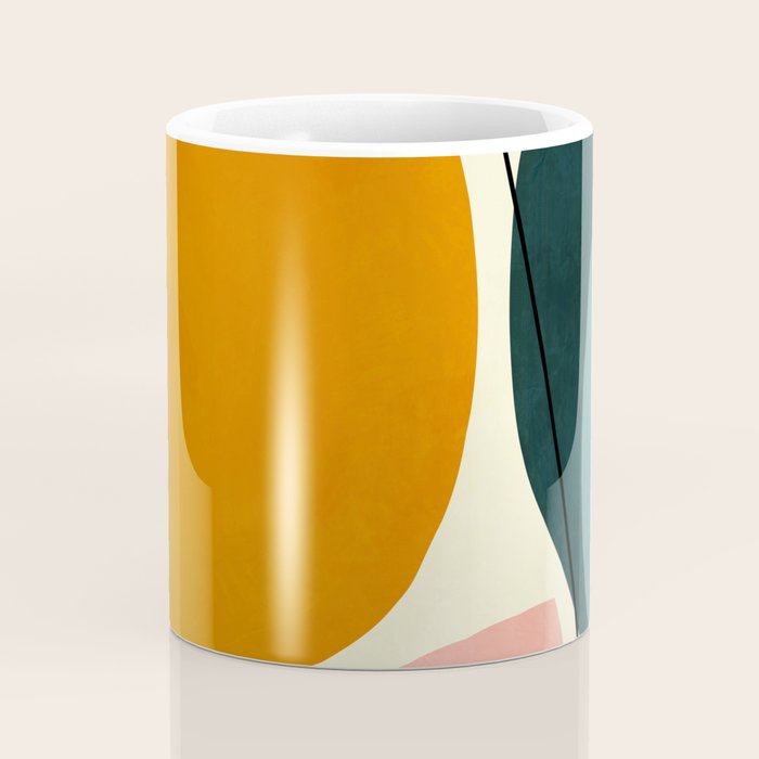 shapes geometric minimal painting abstract Coffee Mug Gallery Image 4
