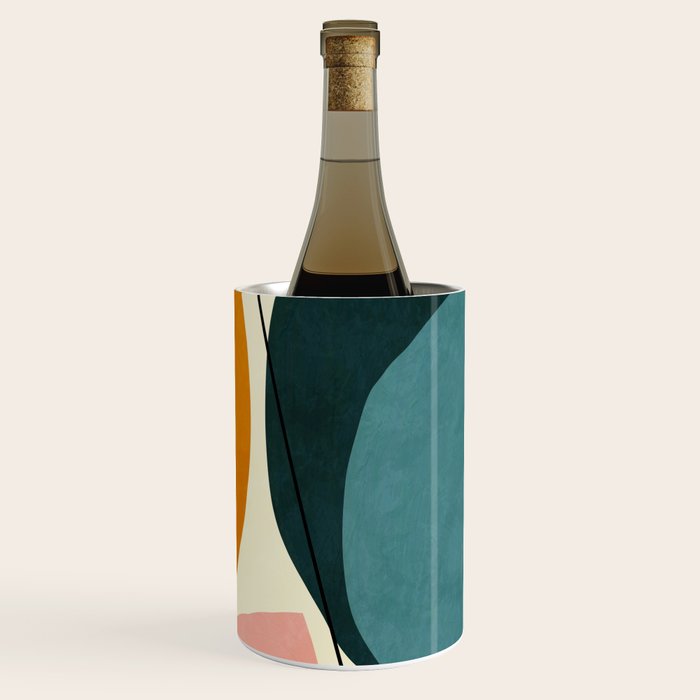 shapes geometric minimal painting abstract Wine Chiller Gallery Image 3