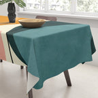 shapes geometric minimal painting abstract Tablecloth Gallery Image 3